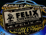 Felix Chevrolet dealer plate design