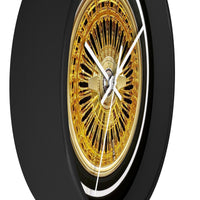 All gold Zs Wall clock