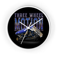 THREE WHEEL MOTION Wall clock
