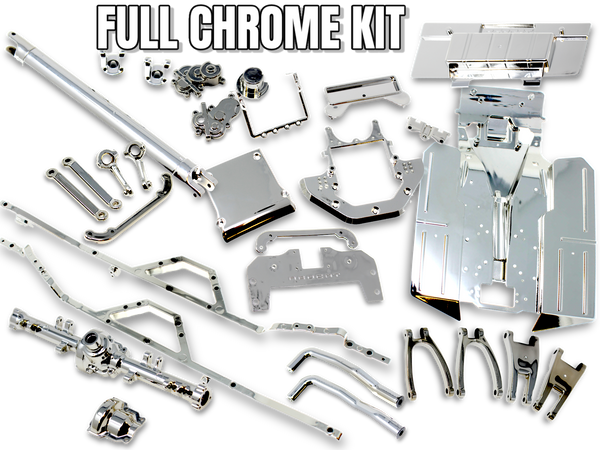 Telaio Montaggio Rotaia Lowrider Per Redcat Monte Carlo - Cromato, Codice RER15548 - Foto 8