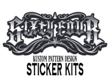 Sixtyfour kustom pattern sticker kit